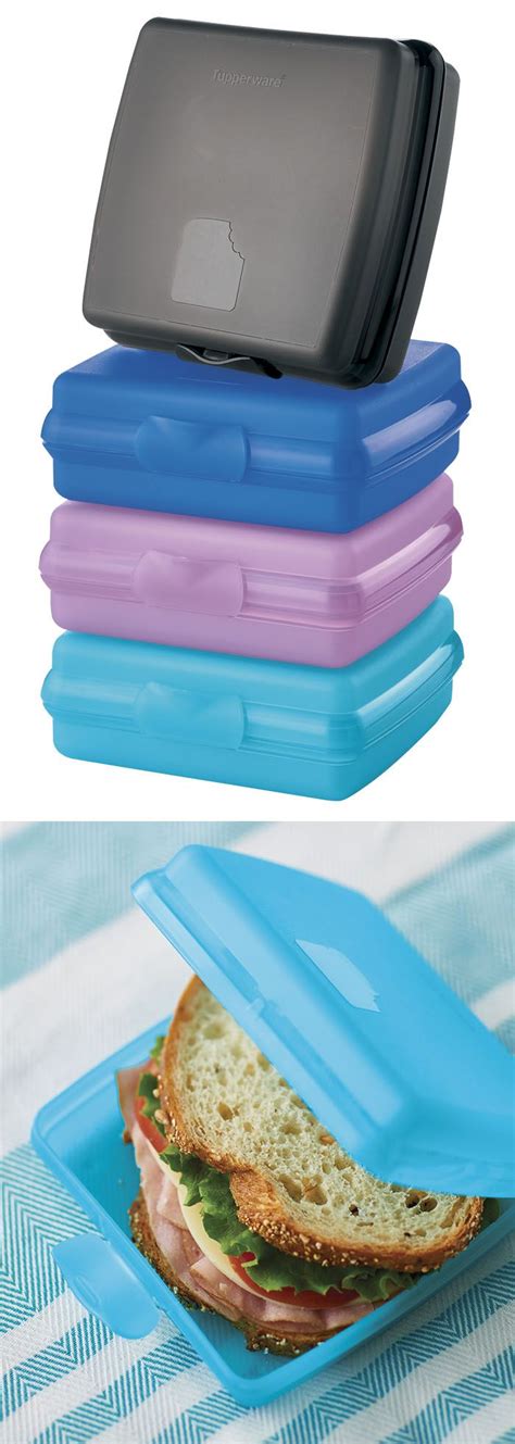 tupperware sandwich keeper lunch box